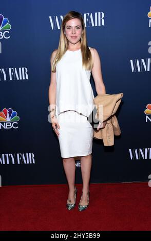 Majandra Delfino participant à l'événement tapis rouge de la saison 2014-2015 de la NBC Vanity Fair à Hyde Sunset Kitchen Banque D'Images