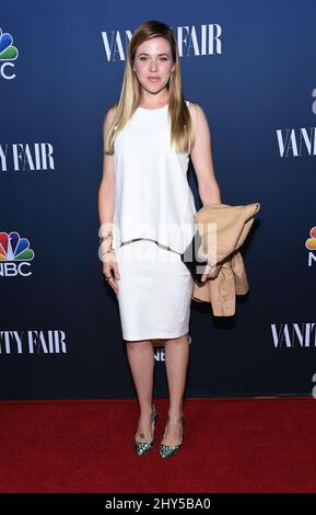 Majandra Delfino participant à l'événement tapis rouge de la saison 2014-2015 de la NBC Vanity Fair à Hyde Sunset Kitchen Banque D'Images