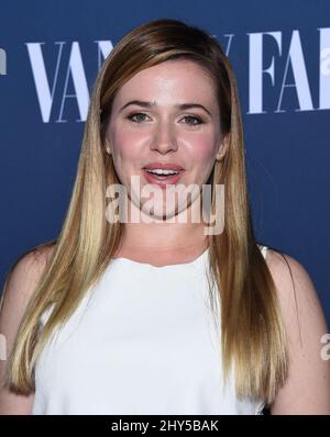 Majandra Delfino participant à l'événement tapis rouge de la saison 2014-2015 de la NBC Vanity Fair à Hyde Sunset Kitchen Banque D'Images