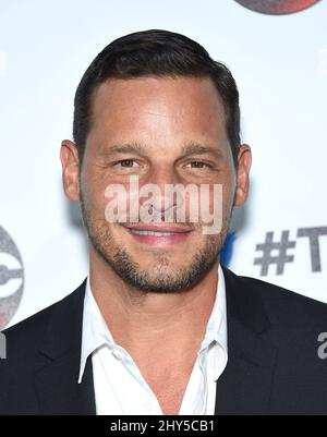 Justin Chambers arrive pour le premier événement TGIT de l'ABC Gray's Anatomy, scandale & How to get Away with Murder au Palihouse, Hollywood, Los Angeles, le 20 septembre 2014. Banque D'Images