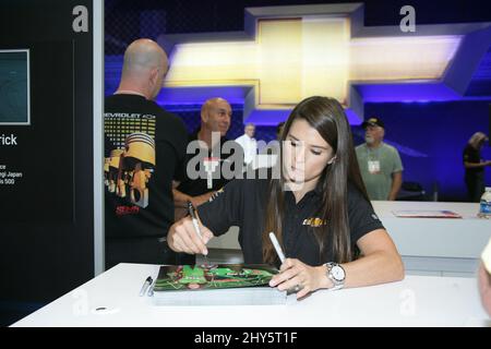 Danica Patrick participe au salon SEMA 2014 à Las Vegas Banque D'Images