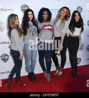 Ally Brooke Hernandez, Normani Hamilton, Dinah Jane Hansen, Camila Cabello, Lauren Jauregui de 'Fifth Harmony' assistant à T.J. Journée annuelle de la famille 6th de la Fondation Martell à Los Angeles, en Californie. Banque D'Images