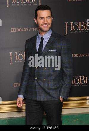 Richard Armitage assistait à la première « The Hobbit: The Battle of the Five Armies » qui s'est tenue au Dolby Theatre de Los Angeles, aux États-Unis. Banque D'Images
