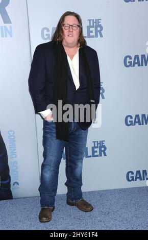 William Monahan assistant à la première de 'The Gambler' à New York. Banque D'Images