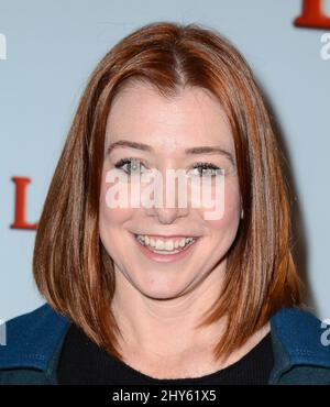 Alyson Hannigan assister à Disney sur glace présente célébrons! Organisé au Staples Center de Los Angeles, Californie Banque D'Images