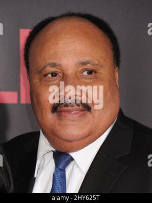 Martin Luther King III participe à la première de 'selma' à New York Banque D'Images