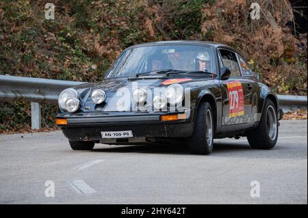 A 69th edition of the Costa Brava rally Porsche 911 Carrera Stock Photo