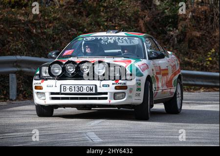 A 69th edition of the Costa Brava rally Toyota Celica GT 2.0 Stock Photo