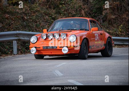 A 69th edition of the Costa Brava rally Porsche 911 SC Stock Photo