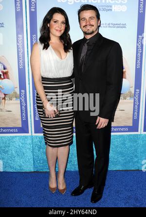 Melanie Lynskey, Jason Ritter participant à la première de 'togetherness' Banque D'Images