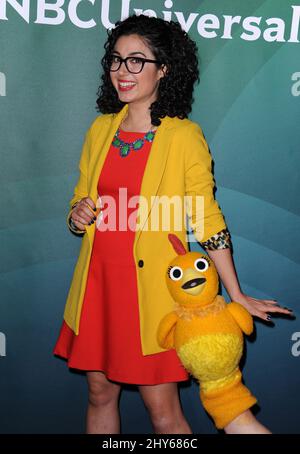 Carly Ciarrocchi participant à la tournée de presse d'hiver de l'ACTC NBCUniversal qui s'est tenue à l'hôtel Langham Huntington Banque D'Images