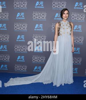 Keira Knightley a assisté aux prix du choix des critiques annuels 20th qui se sont tenus au Palladium à Los Angeles, aux États-Unis. Banque D'Images
