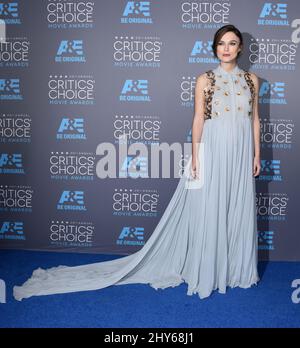 Keira Knightley a assisté aux prix du choix des critiques annuels 20th qui se sont tenus au Palladium à Los Angeles, aux États-Unis. Banque D'Images