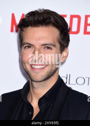 Guy Burnett assiste à la première de 'Mortdecai' à Los Angeles, Californie. Banque D'Images