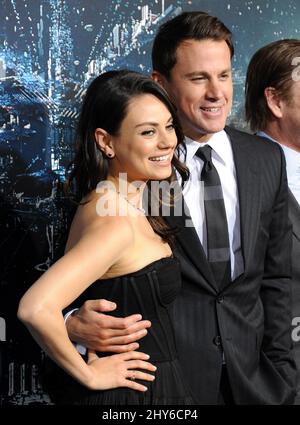 Channing Tatum, Mila Kunis participe à la première « Jupiter Ascending » à Los Angeles Banque D'Images