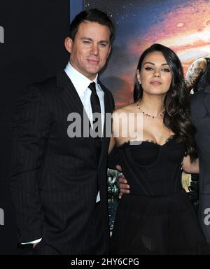 Channing Tatum, Mila Kunis participe à la première « Jupiter Ascending » à Los Angeles Banque D'Images