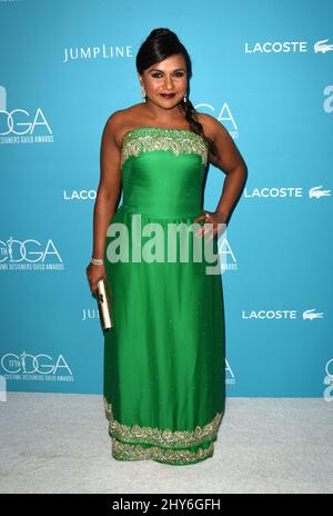 Mindy Kaling a assisté aux Costume Designers Guild Awards 17th qui se sont déroulés à l'hôtel Beverly Hilton de Los Angeles, en Californie. Banque D'Images