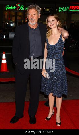 2 février 2006 Hollywood, ca. Harrison Ford et la première mondiale du pare-feu de Calista Flockhart se sont tenues au théâtre chinois de Grauman Banque D'Images