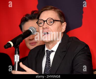 Michael Cotten en tant que Zhenjiang Media Group et Legend River Entertainment organisent une conférence de presse pour annoncer la nouvelle production théâtrale de 'Pearl' basée sur la vie de Pearl S. Buck qui s'est tenue à l'hôtel Beverly Hilton Banque D'Images