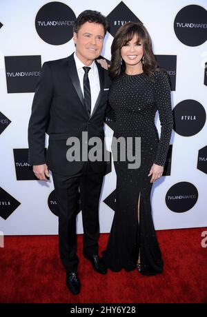 Donny Osmond, Marie Osmond assister aux prix des TERRAINS de télévision 2015 - arrivées au théâtre Saban de Los Angeles, aux États-Unis. Banque D'Images