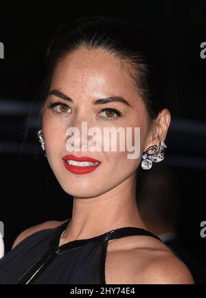 Olivia Munn participant au Metropolitan Museum of Art met Gala, à New York, États-Unis. Banque D'Images