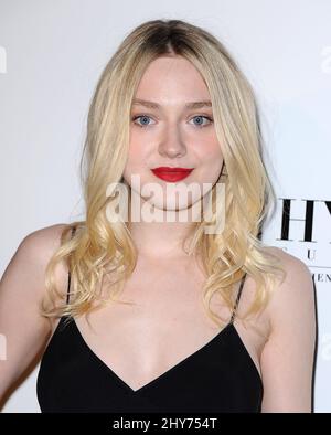 Dakota Fanning assiste à la NYLON et BCBGeneration présente la fête annuelle de mai Young Hollywood issue Party tenue à HYDE Sunset: Kitchen + cocktails Banque D'Images