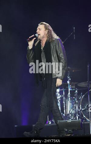 Fher Olvera de Mana se produire à Rock à Rio USA au MGM Resorts Festival Grounds le vendredi 8 mai 2015, à Las Vegas, Nevada. Banque D'Images