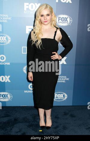 Abigail Breslin participe à la présentation préalable de Fox 2015 à New York. Banque D'Images