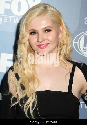 Abigail Breslin participe à la présentation préalable de Fox 2015 à New York. Banque D'Images