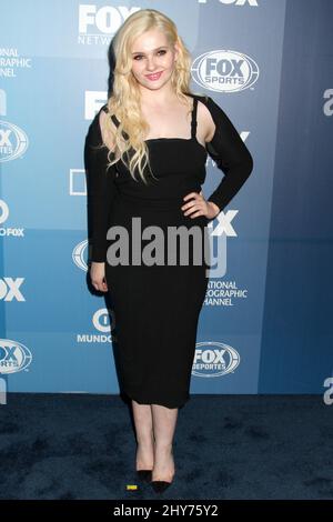 Abigail Breslin participe à la présentation préalable de Fox 2015 à New York. Banque D'Images