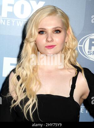 Abigail Breslin participe à la présentation préalable de Fox 2015 à New York. Banque D'Images