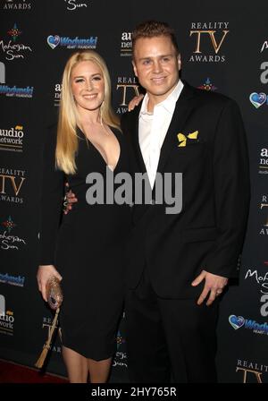 Heidi Montag et Spencer Pratt arrivent pour la troisième édition annuelle des Reality TV Awards à Avalon Hollywood, Los Angeles. Banque D'Images