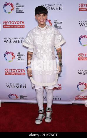 Ruby Rose assiste à une soirée avec des femmes au Palladium. Banque D'Images