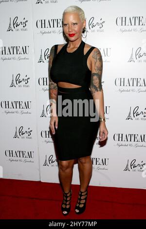 Amber Rose assister à un photocall à Las Vegas, Nevada. Banque D'Images