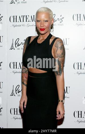 Amber Rose assister à un photocall à Las Vegas, Nevada. Banque D'Images
