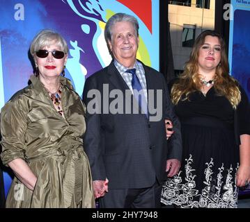 Melinda Ledbetter, Brian Wilson assiste à la première de « Love & Mercy » à Los Angeles, au Samuel Goldwyn Theatre Banque D'Images