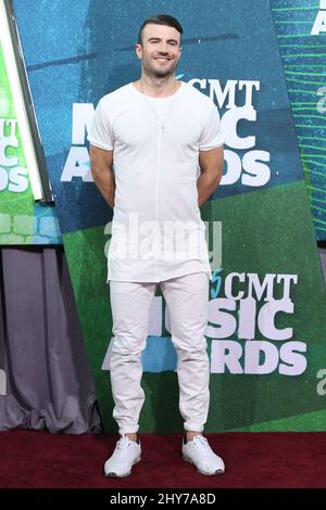 Sam Hunt participant aux CMT Music Awards 2015 Banque D'Images