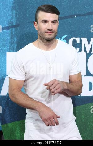 Sam Hunt participant aux CMT Music Awards 2015 Banque D'Images