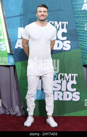 Sam Hunt participant aux CMT Music Awards 2015 Banque D'Images