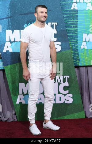 Sam Hunt participant aux CMT Music Awards 2015 Banque D'Images