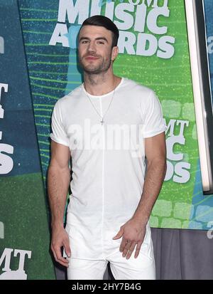 Sam Hunt participant aux CMT Music Awards 2015 Banque D'Images