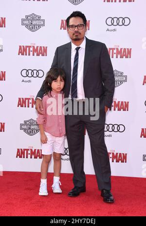 Michael Pena assisté à la première mondiale 'Ant-Man' au Dolby Theatre de Los Angeles, Etats-Unis. Banque D'Images