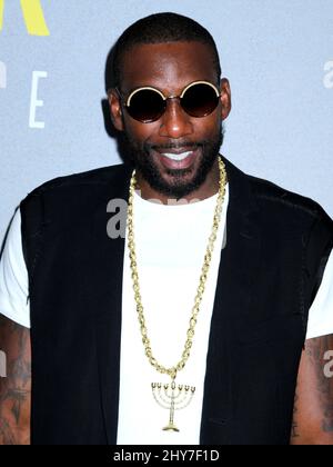 Amar'e Stoudemire assiste à la première de Trainwreck à New York. Banque D'Images