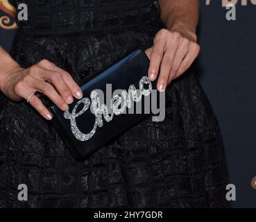 Kristin Chenoweth assiste à la première des descendants à Burbank, en Californie. Banque D'Images