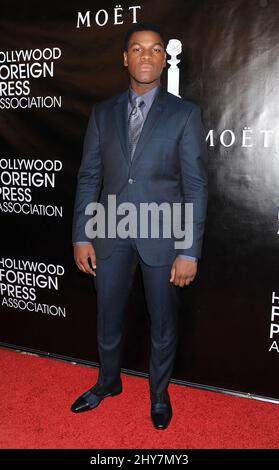 John Boyega assiste à la Hollywood Foreign Press Association présente des subventions à des programmes sans but lucratif et de bourses d'études lors de leur 'Grants banquet' annuel à l'hôtel Beverly Wilshire Banque D'Images