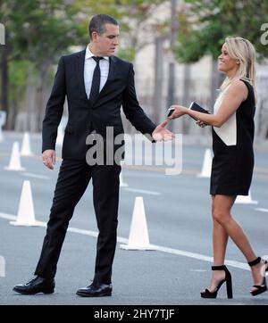 Reese Witherspoon, Jim Toth, participant à la large ouverture du musée à Los Angeles, Californie. Banque D'Images