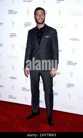 Pablo Schreiber arrive à la réception des artistes nominés Emmy Awards 67th de l'académie de télévision, qui s'est tenue à Spectra par Wolfgang Puck au Pacific Design Center Banque D'Images