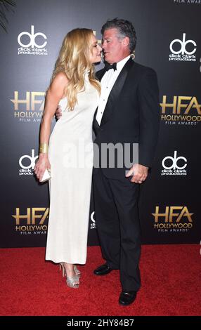 Taylor Armstrong et John H Bluher Prix annuel du film hollywoodien 19th au Beverly Hilton Hotel Banque D'Images