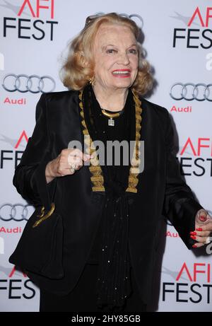 Gena Rowlands participant à l'AFI FEST 2015 soirée d'ouverture Gala première de 'by the Sea' tenue aux théâtres chinois 6 de TCL à Los Angeles, Etats-Unis. Banque D'Images