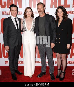 Finn Wittrock, Sarah Bolger, Aaron Eckhart, Robin Tunney 'My All American' première tenue au Pacific Theatre at the Grove Banque D'Images